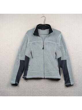Vintage 90s Mountain Equipment Co-Op x PolarTec Monkey Blue Fleece Jacket Read